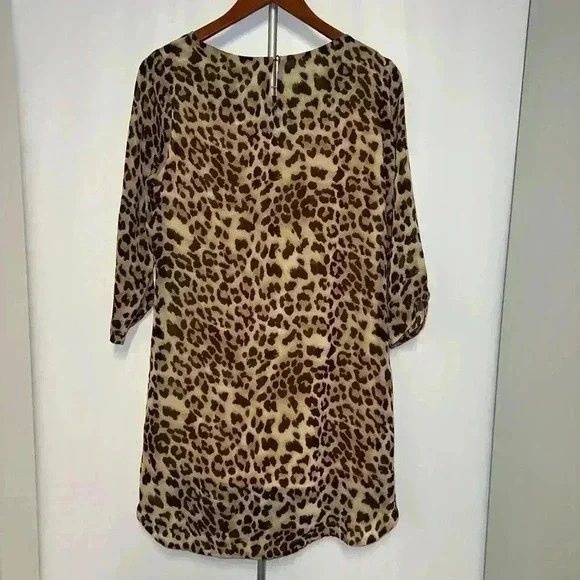 Women's Charming Charlie Dress, M, Brown leopard - Picture 6 of 11